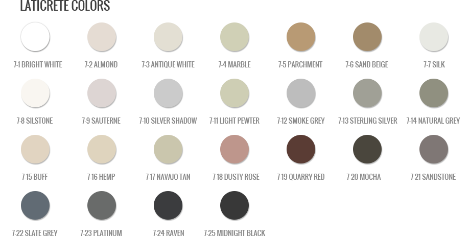 Sterling Color Chart