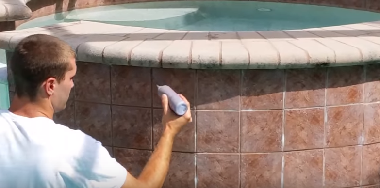Grout Cleaner, How To Clean Swimming Pool Tile Grout