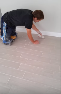 porcelain wood tile grout