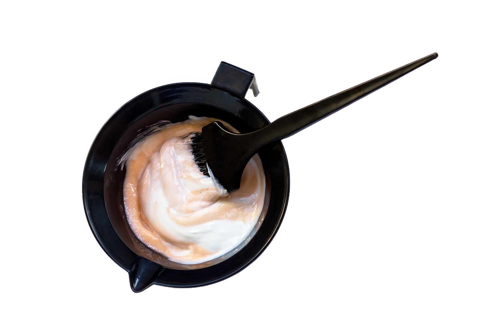 remove hair dye from grout