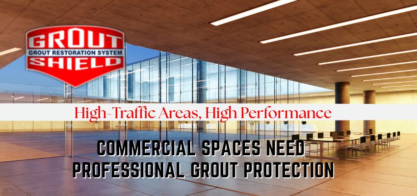 High-Traffic Areas, High Performance Why Commercial Spaces Need Professional Grout Protection