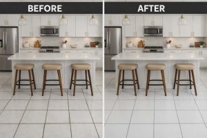Before and After Real SWFL Home Grout Sealing Transformations