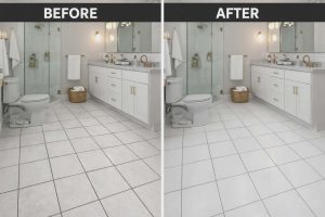 bath tile makeover groutshield.