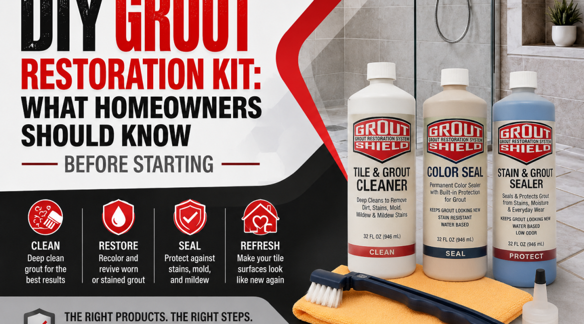 DIY Grout Restoration Grout Shield