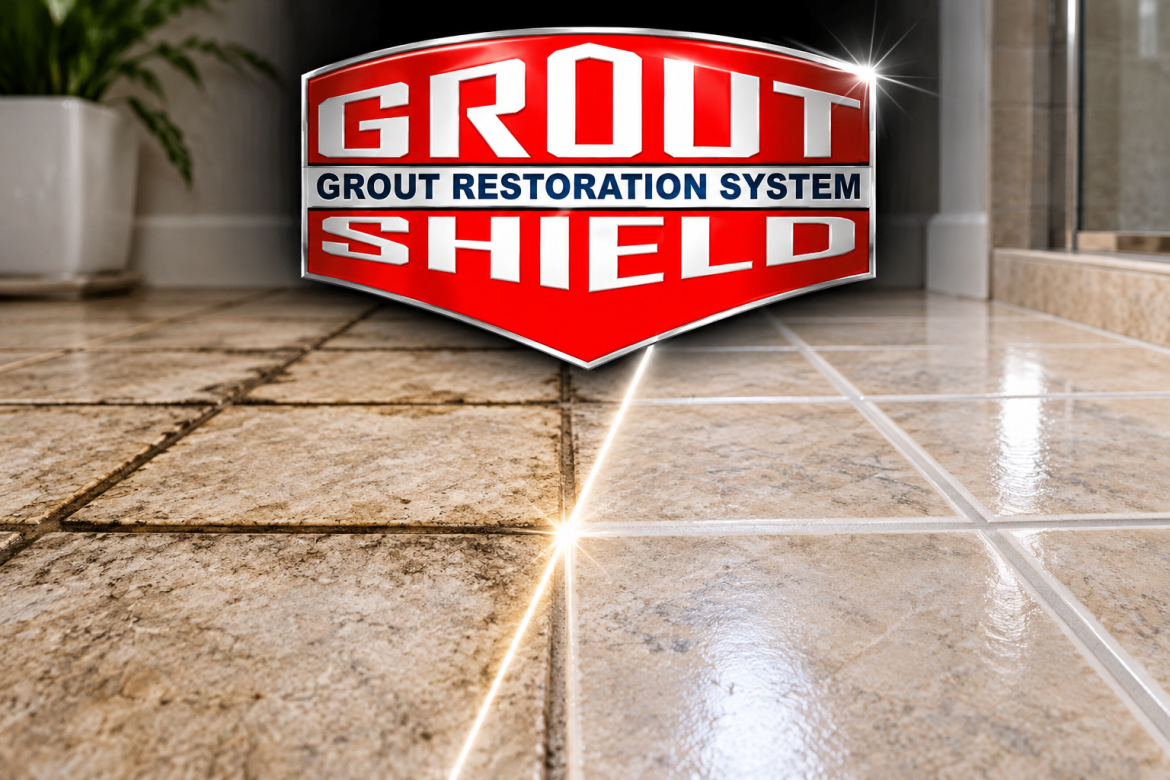 Grout Shield Grout and tile restoration system